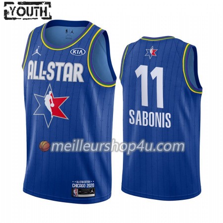 Maillot Basket Enfant Indiana Pacers Domantas Sabonis 11 2020 All-Star Jordan Brand Bleu Swingman